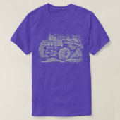 Mud Truck Bogger Mudding T-shirt (Design voorkant)