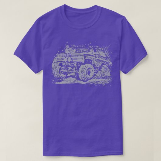Mud Truck Bogger Mudding T-shirt (Design voorkant)