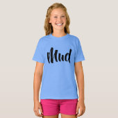 Mud—voorletters achterzijde Mud -Orphan Black T-shirt (Voorkant volledig)