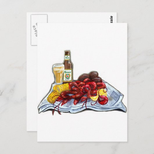 Mudbugs en Brew Briefkaart (Voorkant / Achterkant)