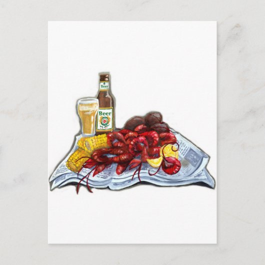 Mudbugs en Brew Briefkaart (Voorkant)