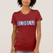 MUDBUGS in blauwe Tegels T-shirt (Voorkant)