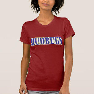 MUDBUGS in blauwe Tegels T-shirt