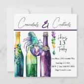 Mudbugs, rivierkreeften en cocktails Mardi Gras St Kaart (Voorkant)