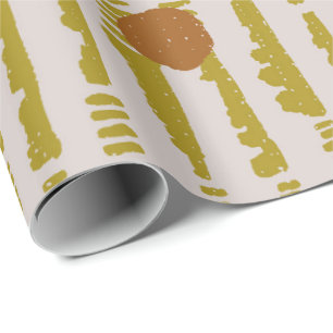 Mudcloth abstract modern Soala geometrische cirkel Cadeaupapier