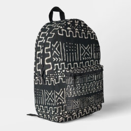 Mudcloth Bedrukte Rugzak