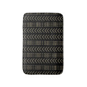 Mudcloth Black II Badmat (Voorkant Verticaal)