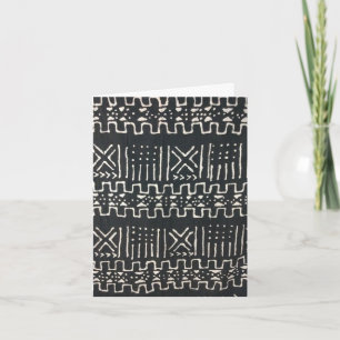 Mudcloth Blank Notitiekaartje