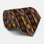 Mudcloth Bogolan Moderne Tribale Stijl Heren Das (Opgerold)