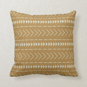 Mudcloth Mosterd Kussen