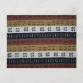 Mudcloth nummer 1 briefkaart (Voorkant)