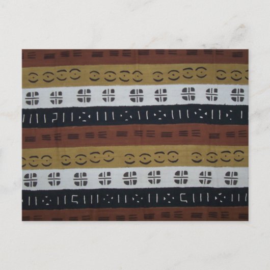 Mudcloth nummer 1 briefkaart (Voorkant)