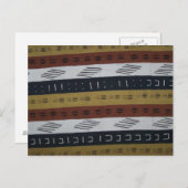 Mudcloth nummer 2 briefkaart (Voorkant / Achterkant)