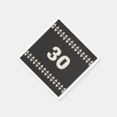 Mudcloth verjaardagsfeestje leeftijd servet (Hoek)