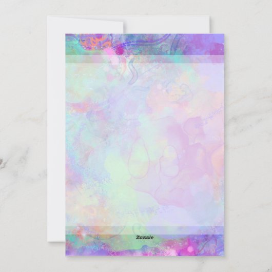 Muddled Dream Feestdagenkaart (Achterkant)