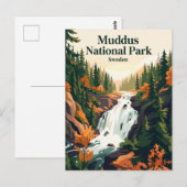 Muddus Nationaal Park Zweden Briefkaart (Voorkant / Achterkant)