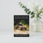 Muddy ATV Dune Buggy Motorsports Club Visitekaartje (Staand voorkant)