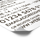 Muddy Baseball Bat, honkbalkamp Adverteren Poster (Hoek)