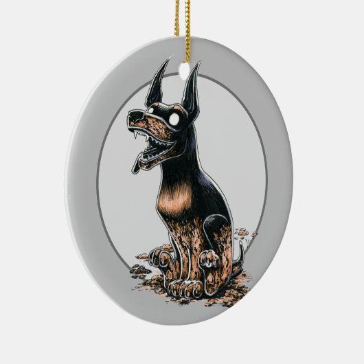 Muddy Boo Buddy Ceramic Ornament (Rechts)