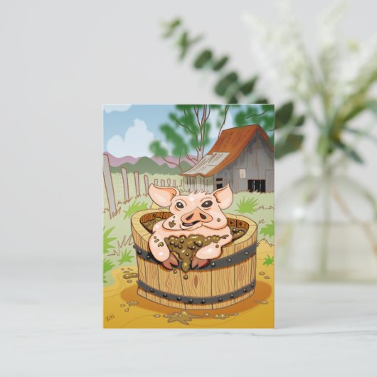 Muddy Briefkaart (Staand voorkant)