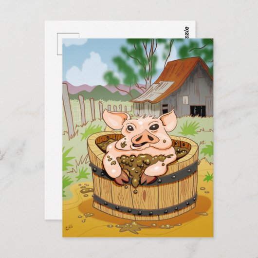 Muddy Briefkaart (Voorkant / Achterkant)