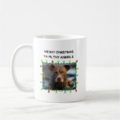 Muddy Brown Dog Funny Christmas Mok (Links)