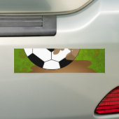 Muddy Football Bumpersticker (Op auto)