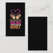 Muddy Hands Warm Heart Pottery Lover Visitekaartje (Voorkant / Achterkant)