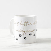 Muddy Paws Coffee Mug Koffiemok (Voorkant links)