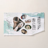 Muddy Paws die zorgen maakt | Afdrukken foto's Handdoek (Handdoek)