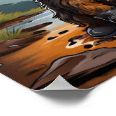 Muddy Paws, Happy Heart: Yorkie in Boots Wall Art Poster (Hoek)