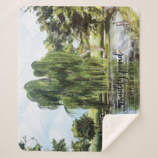 Muddy Pond Sherpa Blanket Deken