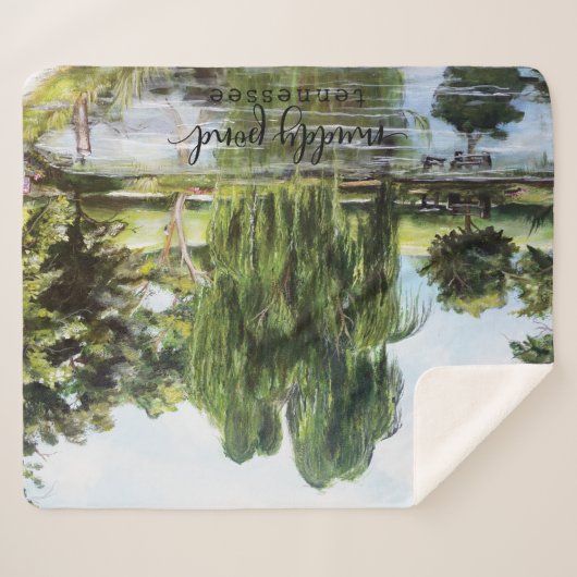 Muddy Pond Sherpa Blanket Deken (Voorkant (horizontaal))