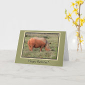 Muddy Rhino Happy Birthday Kaart (Gele Bloem)