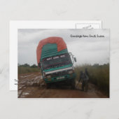 Muddy Road Briefkaart (Voorkant / Achterkant)