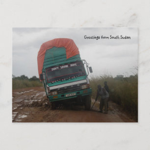 Muddy Road Briefkaart