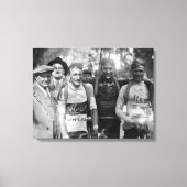 Muddy staat tegenover Tour de France 1928 na etapp Canvas Afdruk (Voorkant)