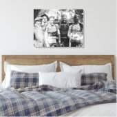 Muddy staat tegenover Tour de France 1928 na etapp Canvas Afdruk (Insitu (Slaapkamer))