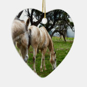 Muddy White Horses Keramisch Ornament (Rechts)