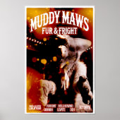 MuddyMaws Fur & Fright #8807 Poster (Voorkant)