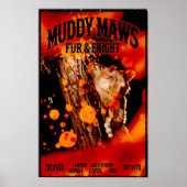 MuddyMaws Fur & Fright #8849 Poster (Voorkant)