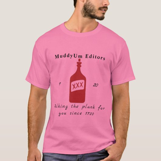 MuddyUm Editors T-shirt (Voorkant)