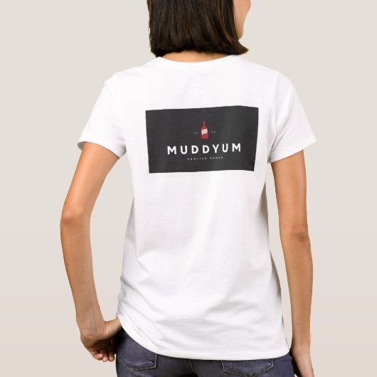 MuddyUm-schaar loopt T-shirt (Achterkant)