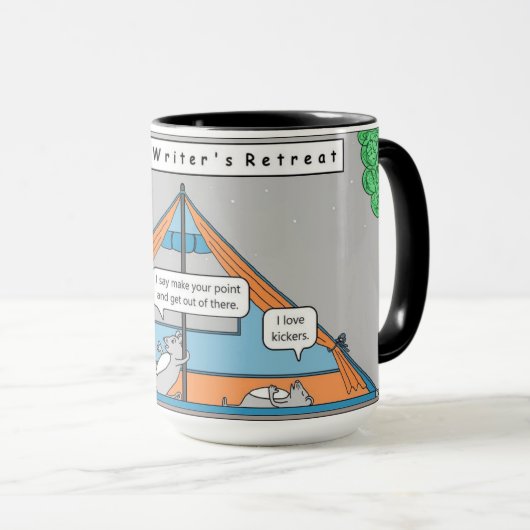 MuddyUm Schrijvers retreat Year One Collectible Mok (Voorkant rechts)