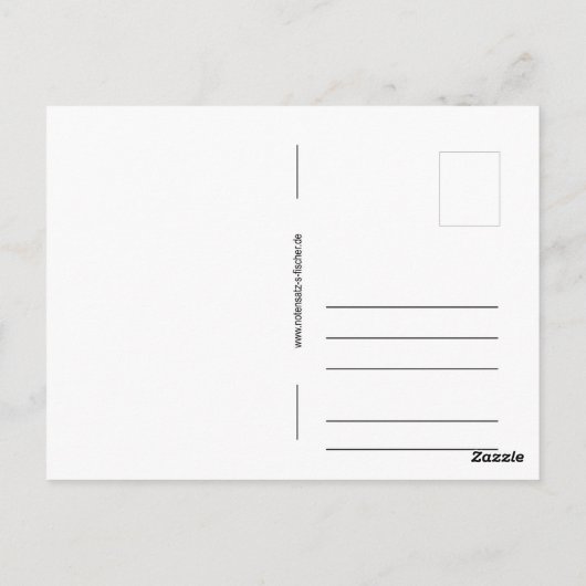 Müde bin ich geh zur Ruh Briefkaart (Achterkant)