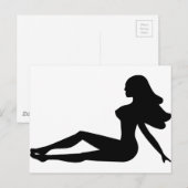 Mudflap Girl Briefkaart (Voorkant / Achterkant)