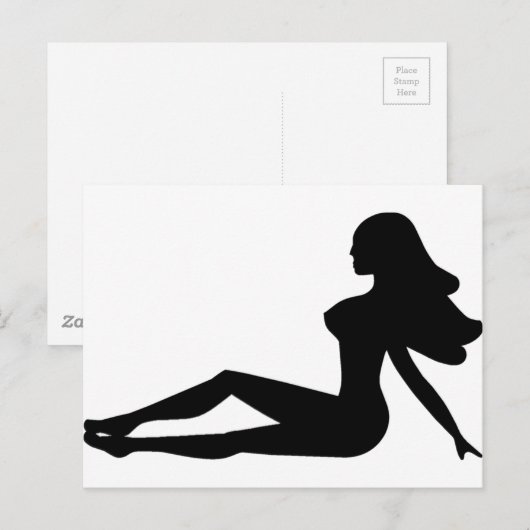 Mudflap Girl Briefkaart (Voorkant / Achterkant)