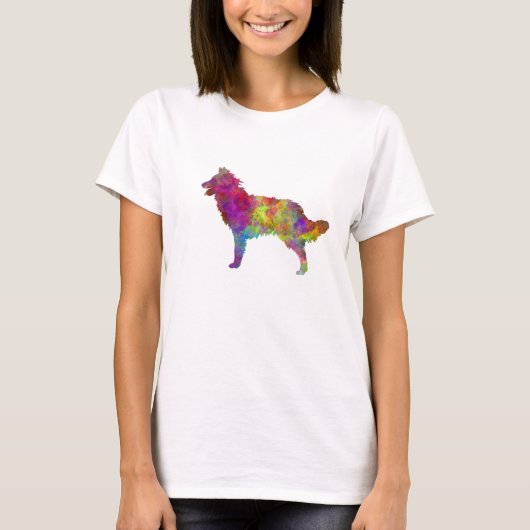 Mudi in watercolor 2 t-shirt (Voorkant)
