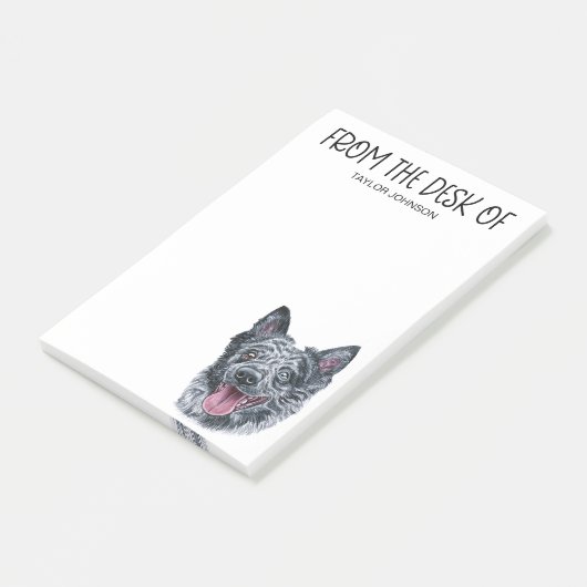 Mudi liefhebber post-it® notes (Schuin)