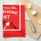 Mudlarking Hobby Gift Theedoek (Quarter Fold)